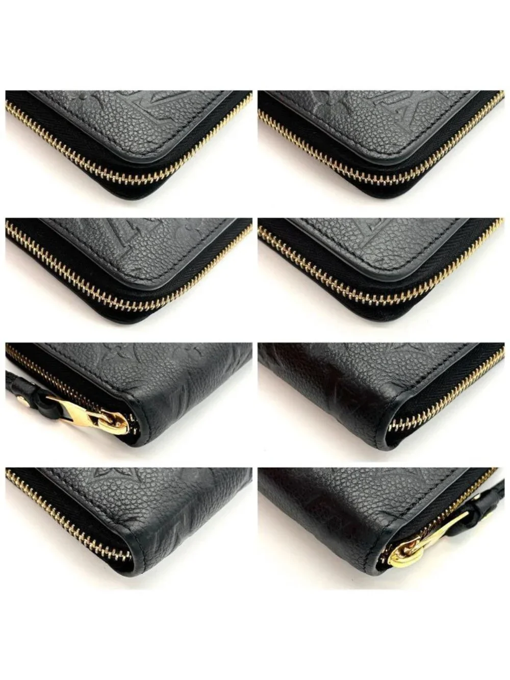 Louis Vuitton Wallet Zippy Monogram Empreinte Black